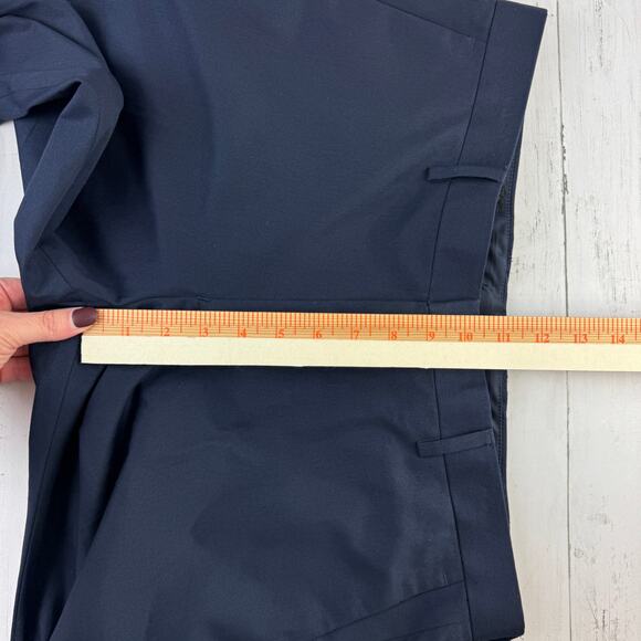 NWT J. Crew Navy Ludlow Slim-fit Suit Pant in Italian Chino AT051 Size 33 x 34 - Picture 13 of 16